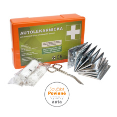 Autolekárnička v plastovom obale - pre CZ